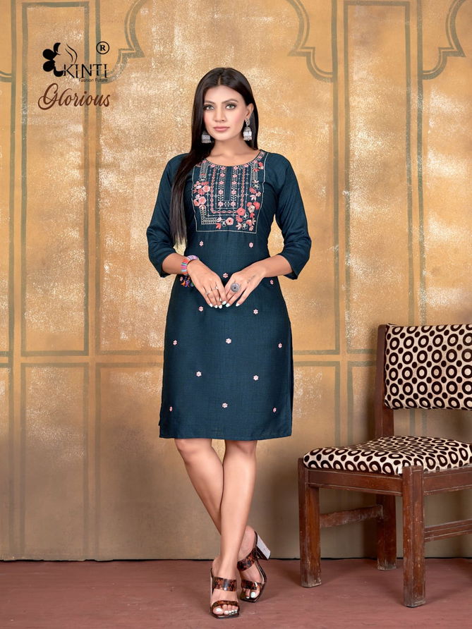 Glorious By Kinti Colors Designer Kurtis Catalog